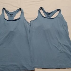 Nike L Shelf Tank Lot Bundle Two Athletic Tops